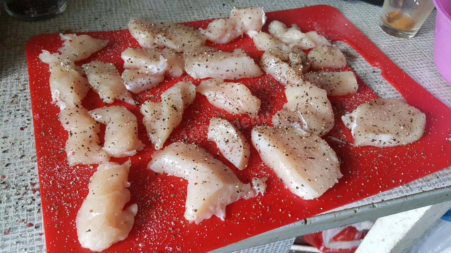 Шаг 2 приготовления Наггетсы из курицы