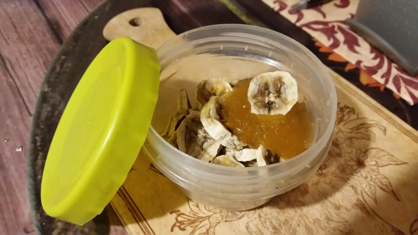 Обложка рецепта Банановые чипсы с медом