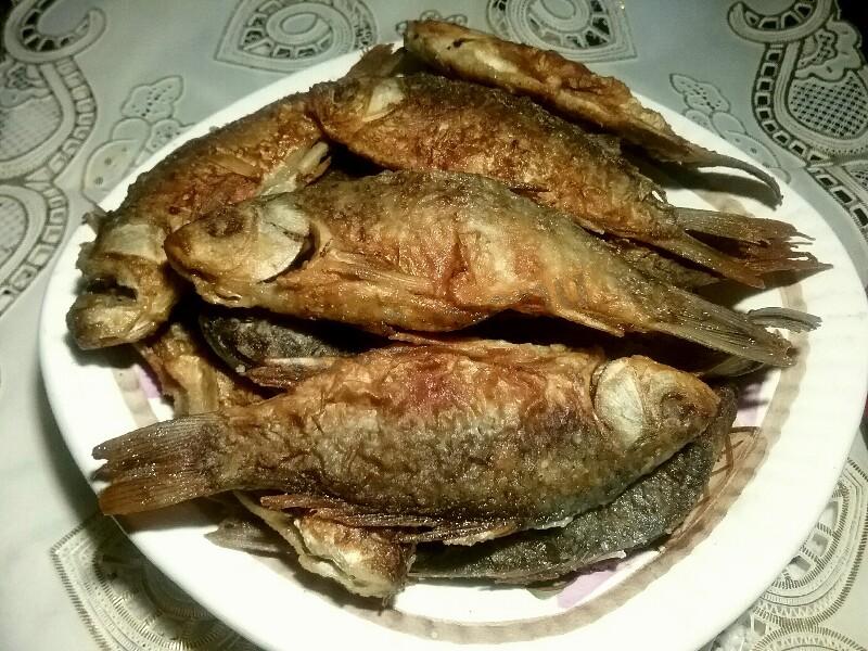 Обложка рецепта Карасики мелкие жареные