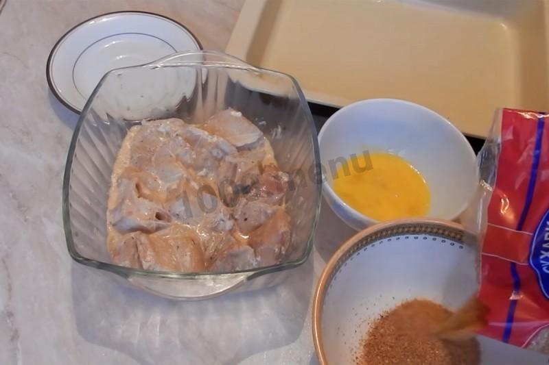 Шаг 11 приготовления Стейк из акулы в духовке
