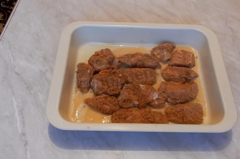 Шаг 14 приготовления Стейк из акулы в духовке