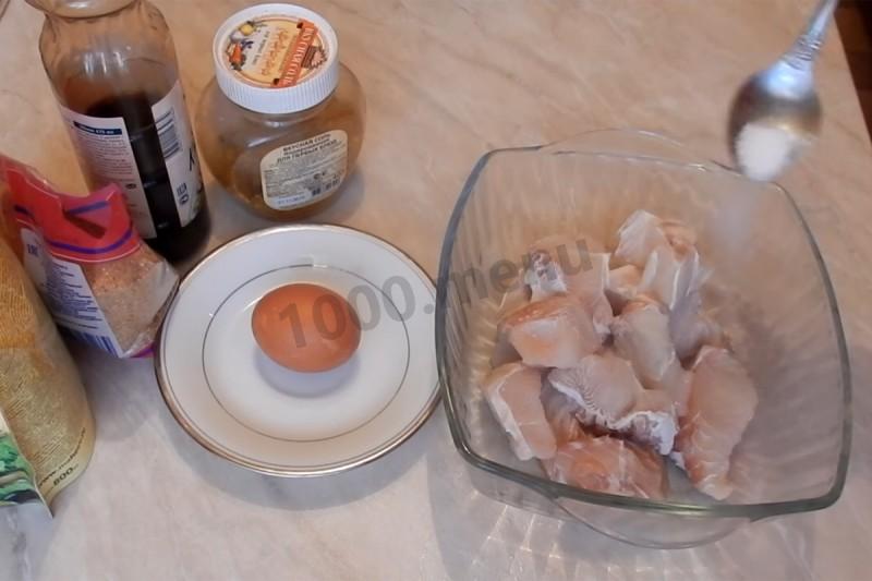 Шаг 5 приготовления Стейк из акулы в духовке