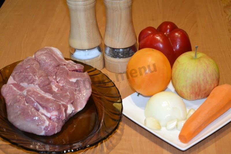 Шаг 1 приготовления Мясо в рукаве в духовке