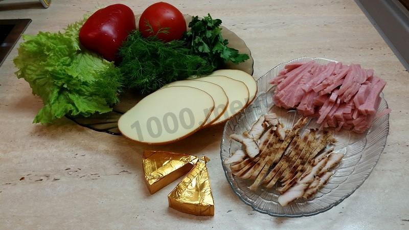 Шаг 1 приготовления Шаурма в лепешке по-домашнему