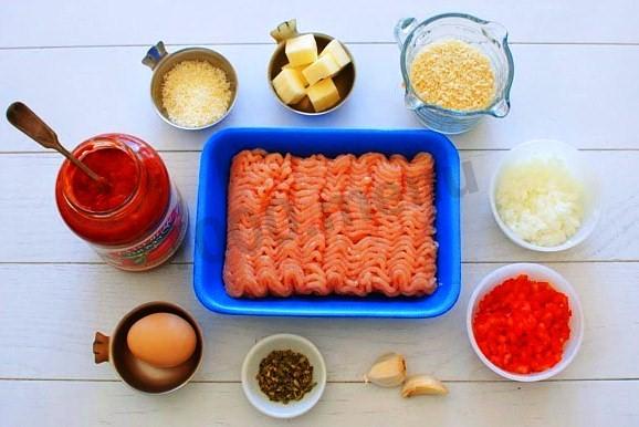 Шаг 1 приготовления Куриные шарики с сыром