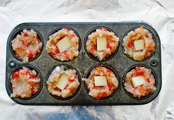 Шаг 4 приготовления Куриные шарики с сыром