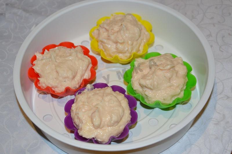 Шаг 8 приготовления Куриное суфле на пару