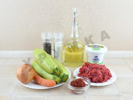 Шаг 1 приготовления Кабачки Пеньки