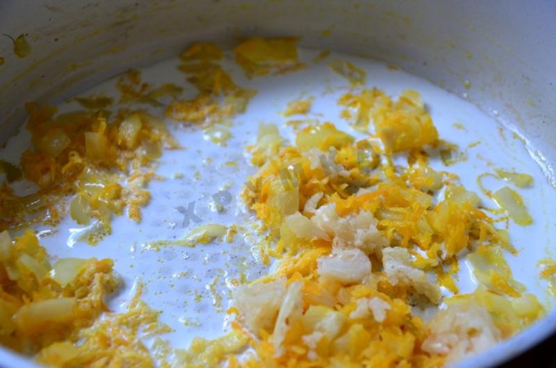 Шаг 3 приготовления Паштет из куриной печени с горохом нут