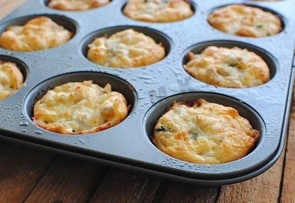Шаг 7 приготовления Курица в формочках для кексов