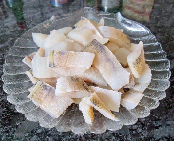 Шаг 4 приготовления Рыба с ананасами
