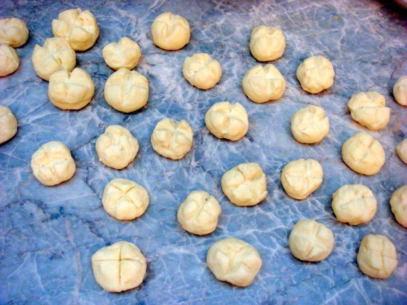 Шаг 10 приготовления Брецель ролл (Pretzel roll) - булочки к пиву