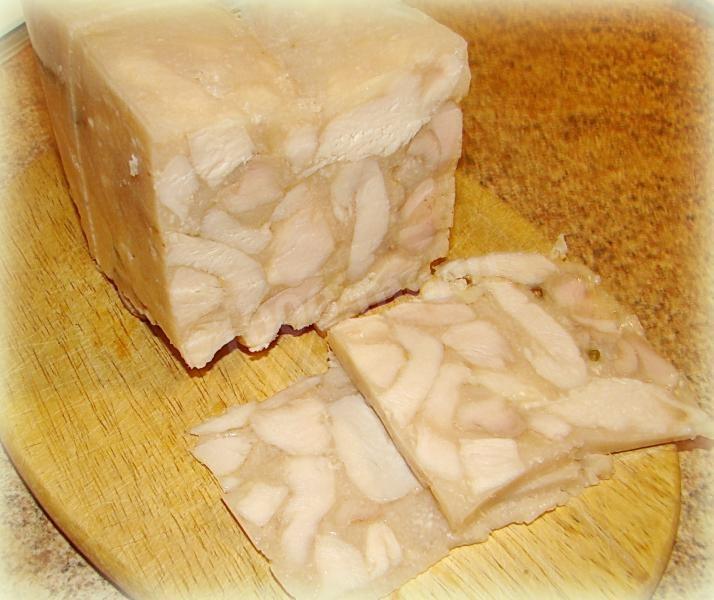 Обложка рецепта Домашний сальтисон из курицы