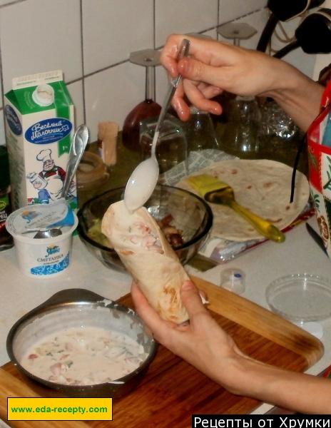 Шаг 6 приготовления Донар по-турецки