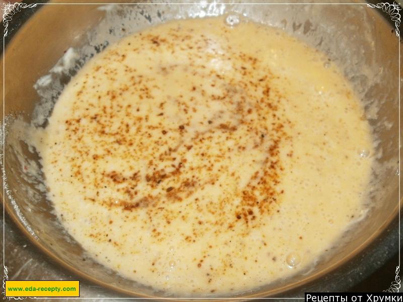 Шаг 2 приготовления Куриные наггетсы с пармезаном и чесноком на сковороде