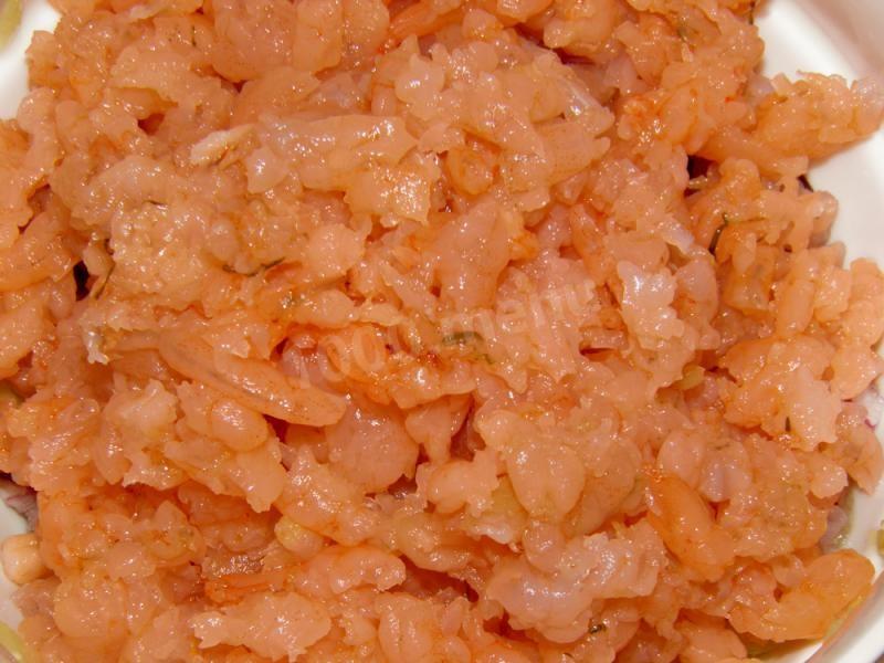 Шаг 6 приготовления Огуречный коктейль с креветками