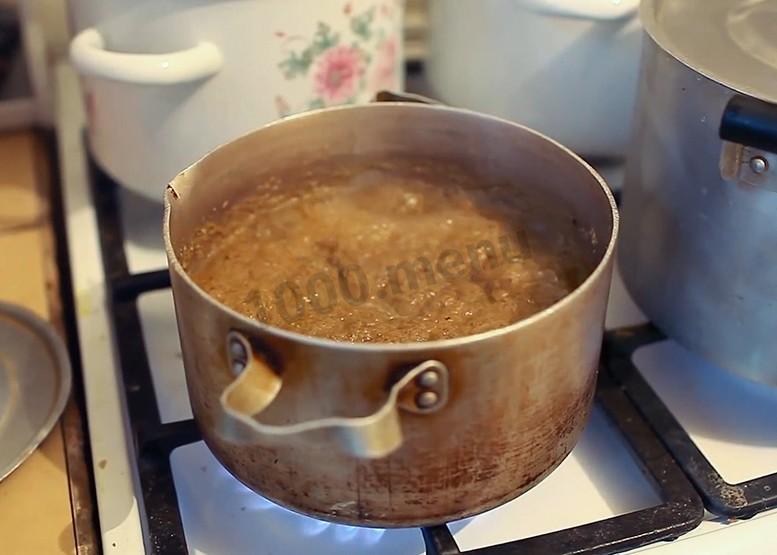 Шаг 2 приготовления Хмелевая закваска для кваса и выпечки