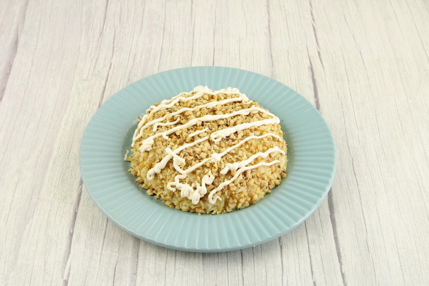 Шаг 11 приготовления Салат жар птица с курицей и опятами