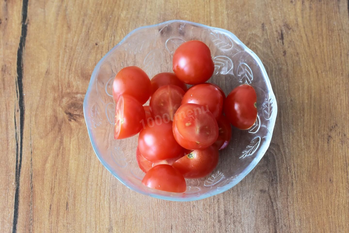 Шаг 3 приготовления Салат с фасолью и мясом