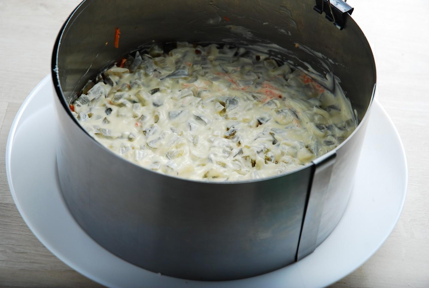 Шаг 11 приготовления Овощной салат свекла картофель морковь
