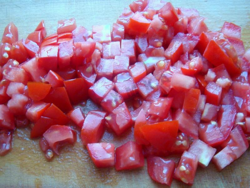 Шаг 5 приготовления Салат Малибу с копченой курицей