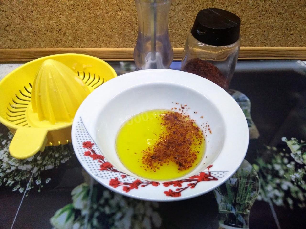 Шаг 3 приготовления Турецкий салат из картофеля с нутом и авокадо