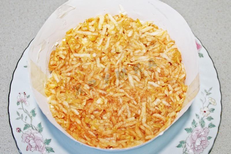 Шаг 7 приготовления Салат Генеральский с редькой