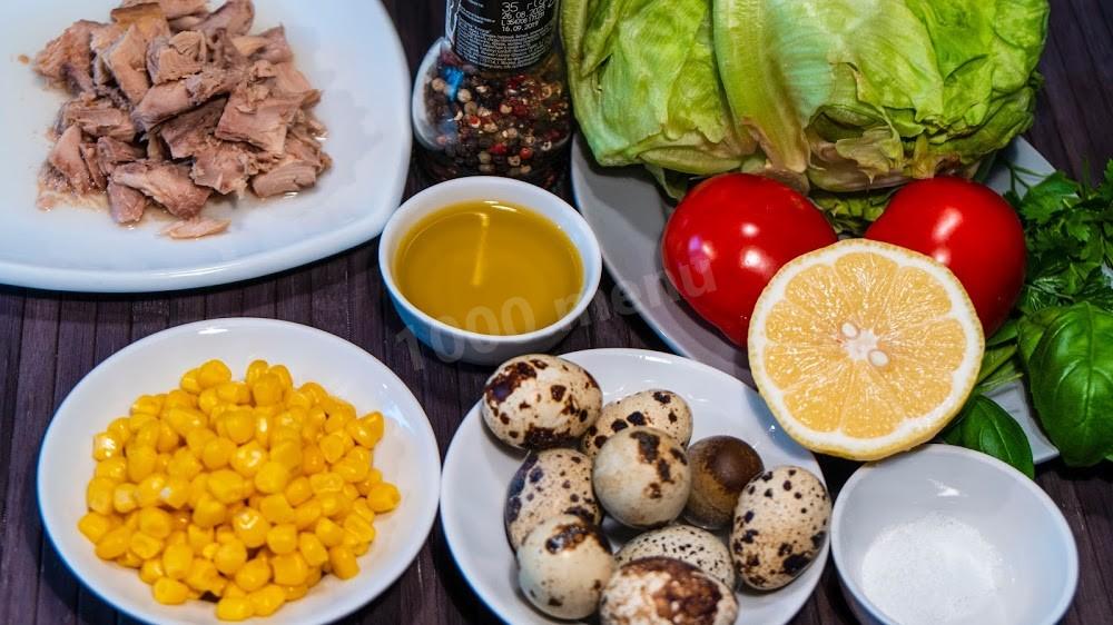 Шаг 1 приготовления Салат с консервированным тунцом, кукурузой и яйцом