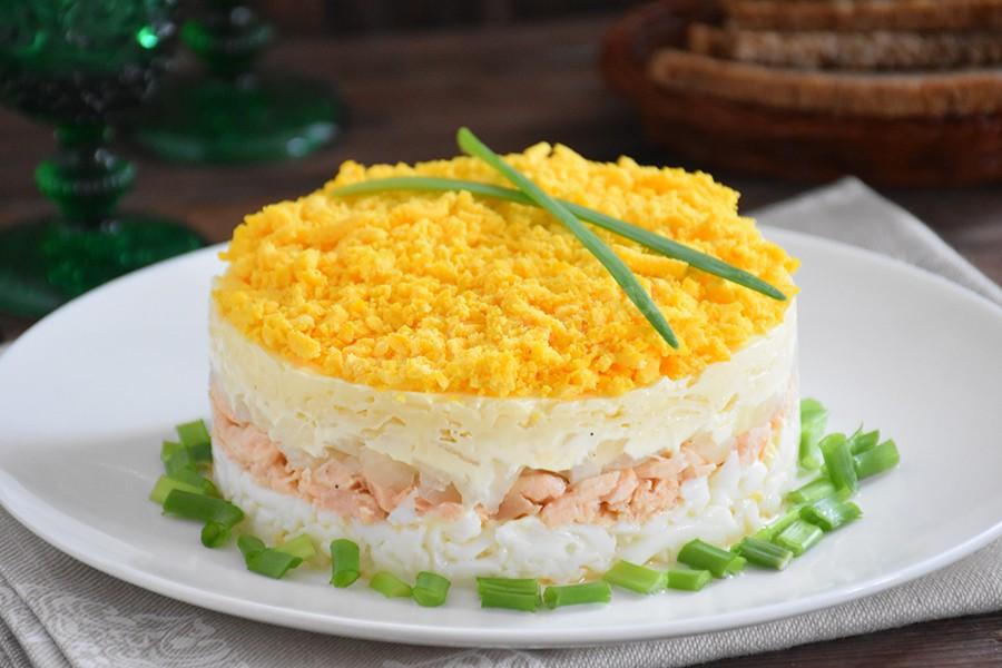 Обложка рецепта Мимоза салат классический с сыром