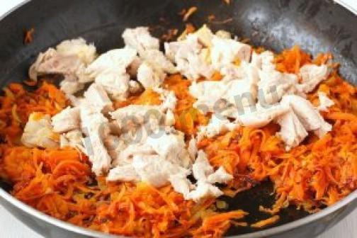 Шаг 3 приготовления Салат Пасхальный кулич