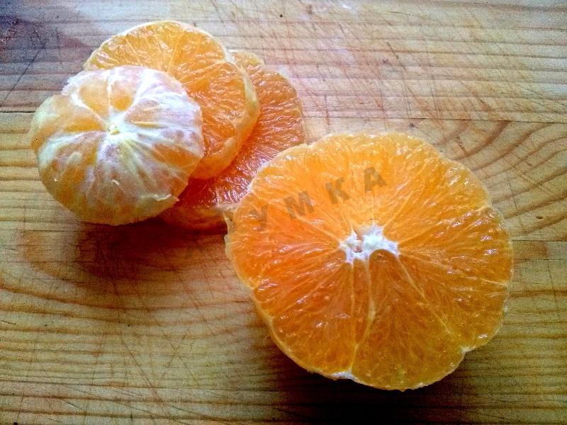 Шаг 2 приготовления Салат с креветками и апельсинами