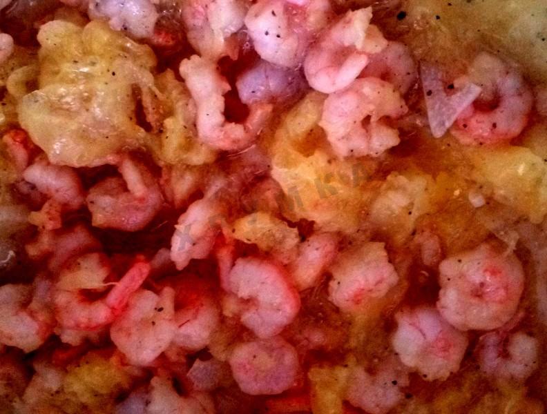 Шаг 5 приготовления Салат с креветками и апельсинами