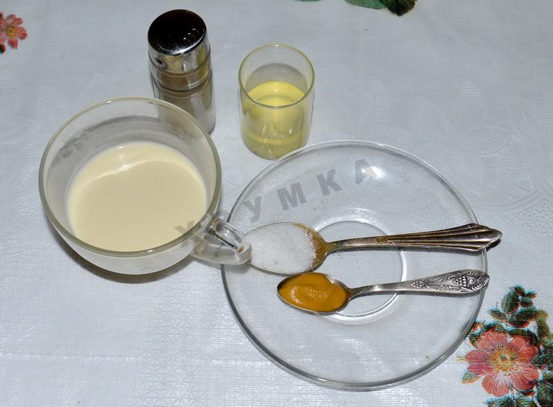 Шаг 5 приготовления Салат с консервированными шампиньонами и кукурузой