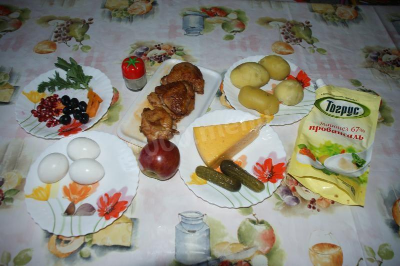 Шаг 2 приготовления Салат С Новым годом