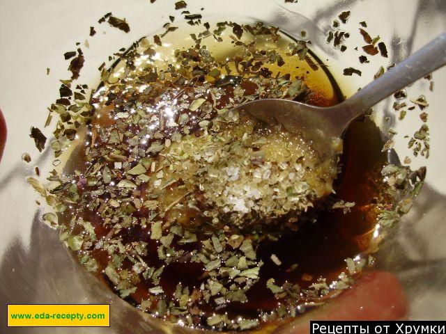 Шаг 8 приготовления Салат со свежими шампиньонами