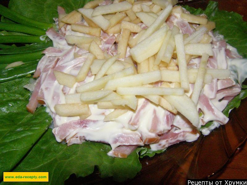 Шаг 2 приготовления Салат Ананас