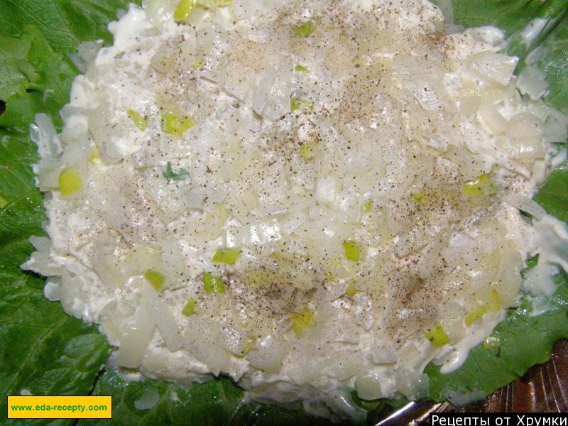 Шаг 9 приготовления Салат Ананас