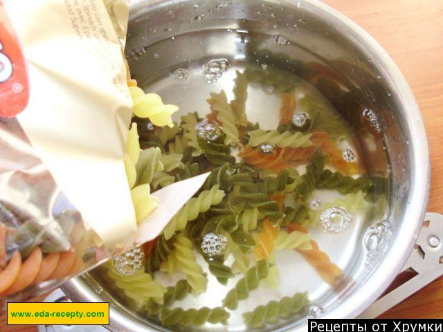 Шаг 2 приготовления Салат итальянский с макаронами