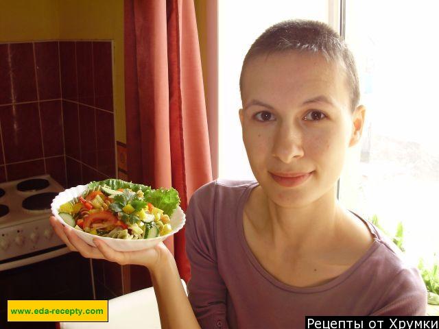 Шаг 6 приготовления Салат итальянский с макаронами