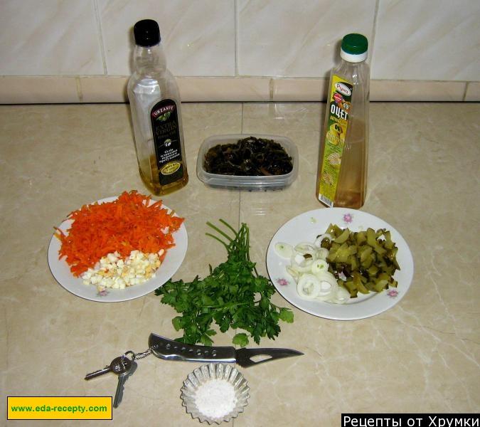 Шаг 6 приготовления Салат с морской капустой