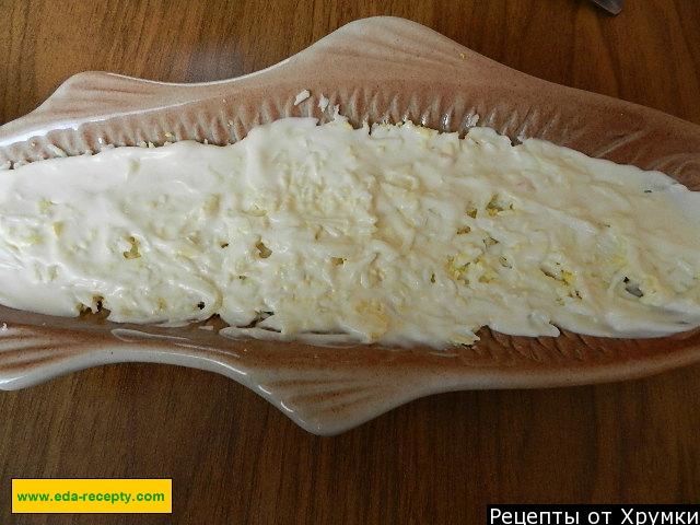 Шаг 3 приготовления Салат Сельдь Под Шубой или Шуба