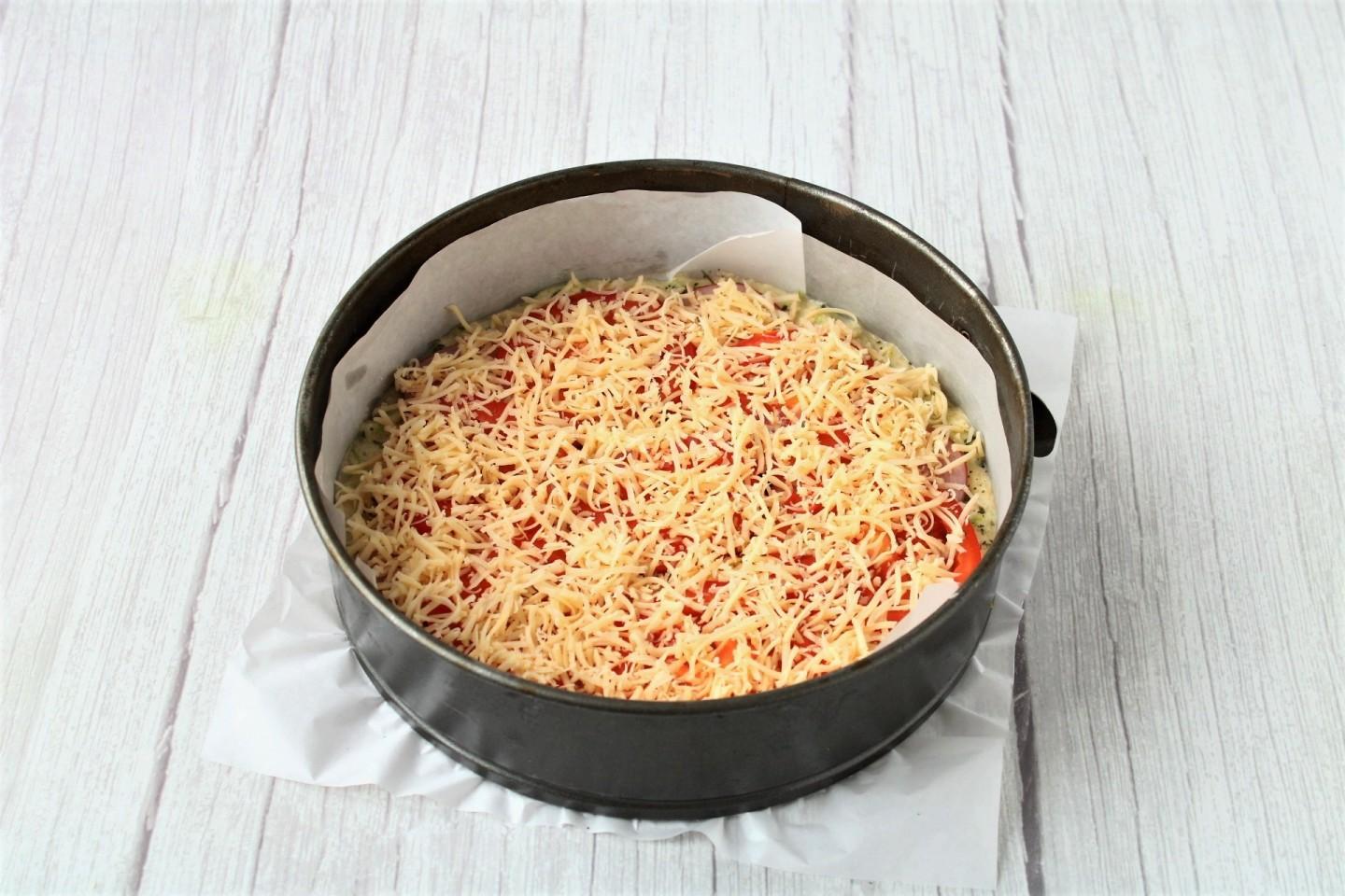 Шаг 15 приготовления Кабачковая пицца из кабачков в духовке