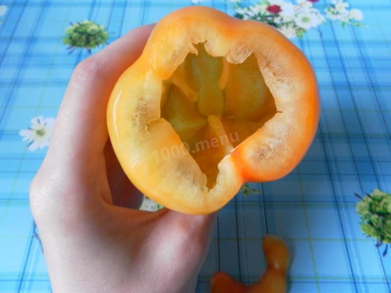 Шаг 18 приготовления Перец фаршированный мясом и рисом классический