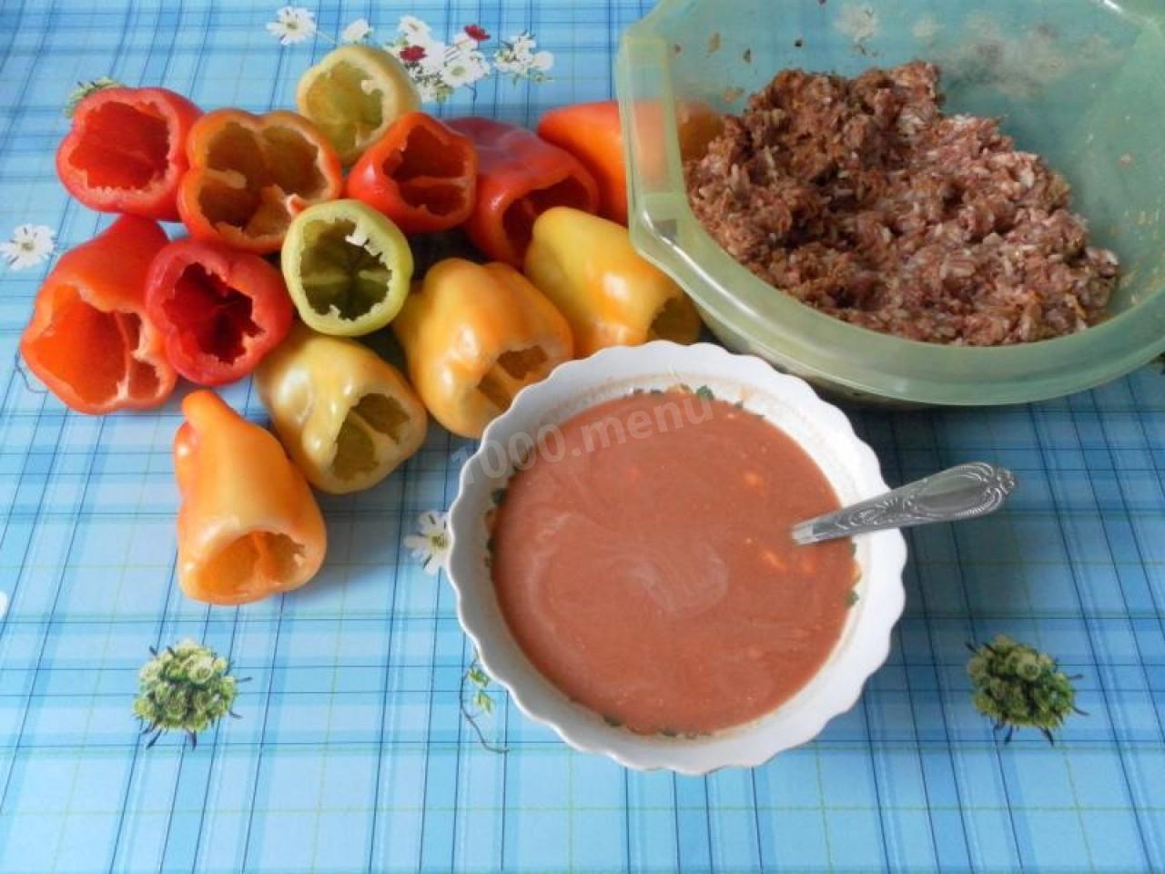 Шаг 19 приготовления Перец фаршированный мясом и рисом классический