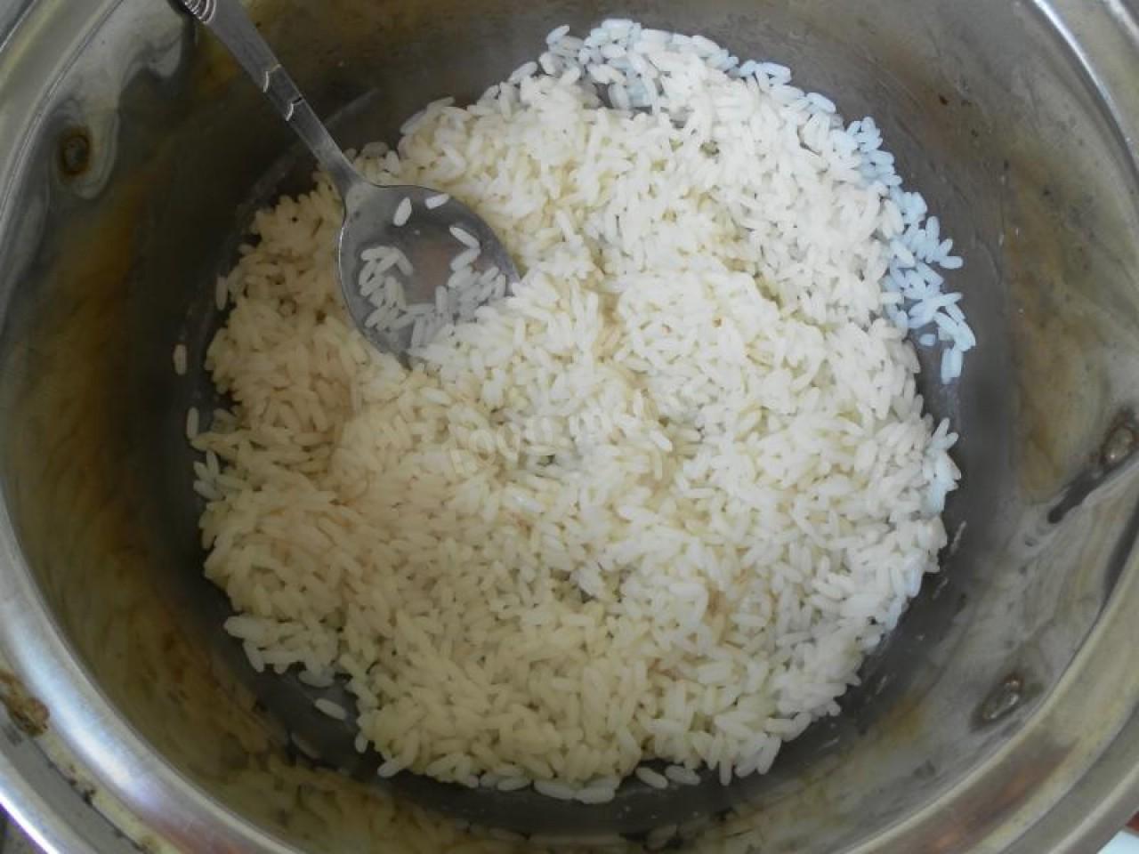 Шаг 3 приготовления Перец фаршированный мясом и рисом классический