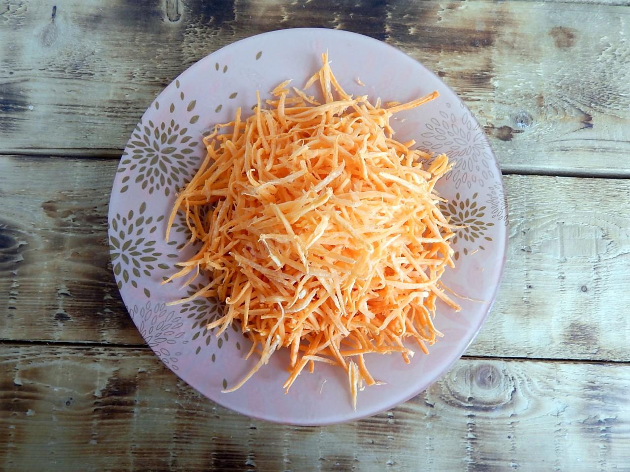 Шаг 4 приготовления Фасоль с овощами на зиму