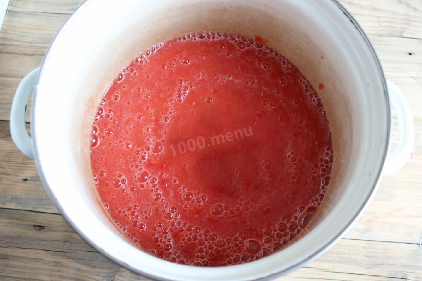 Шаг 9 приготовления Фасоль с овощами на зиму