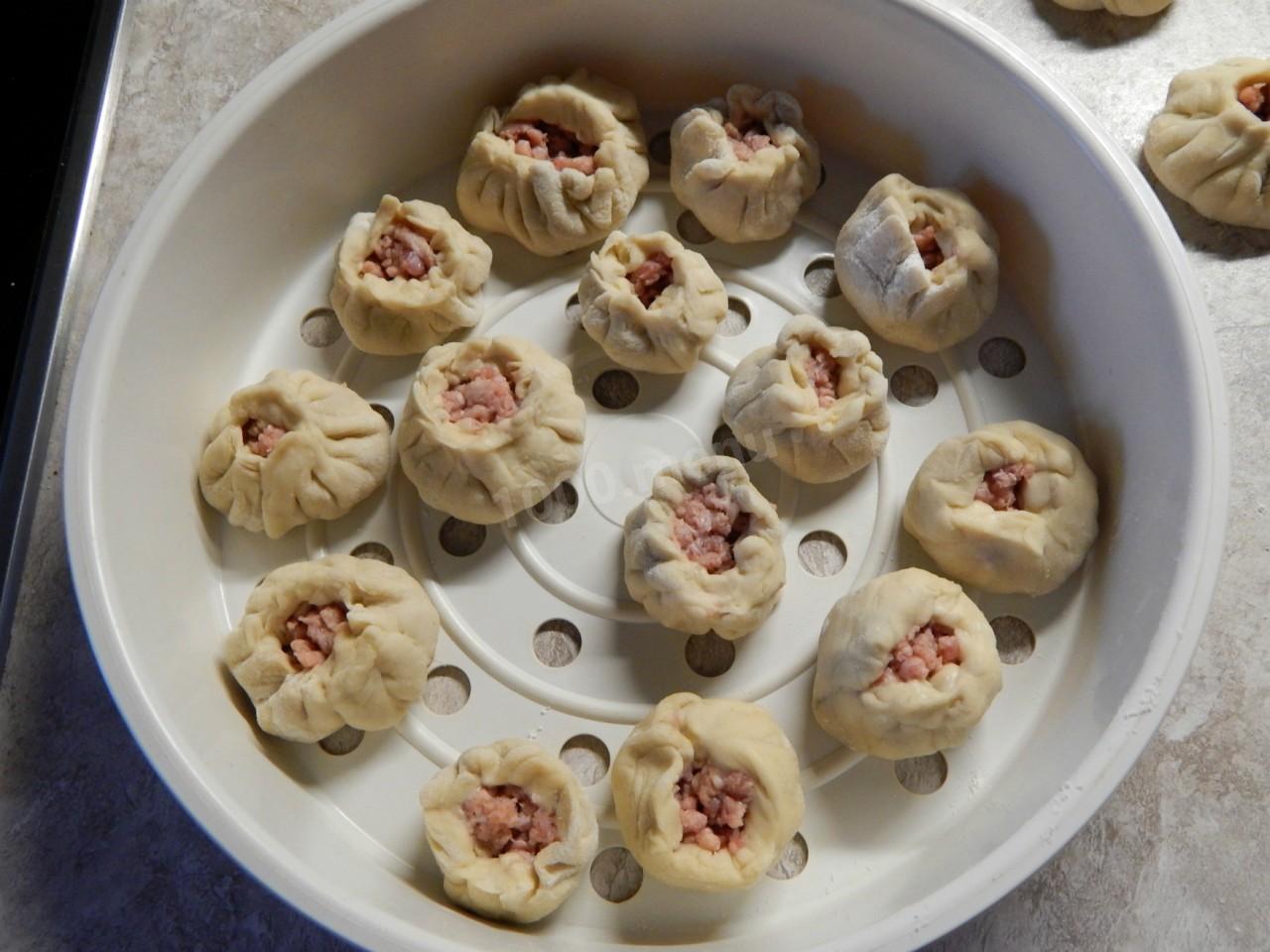 Шаг 9 приготовления Бууз