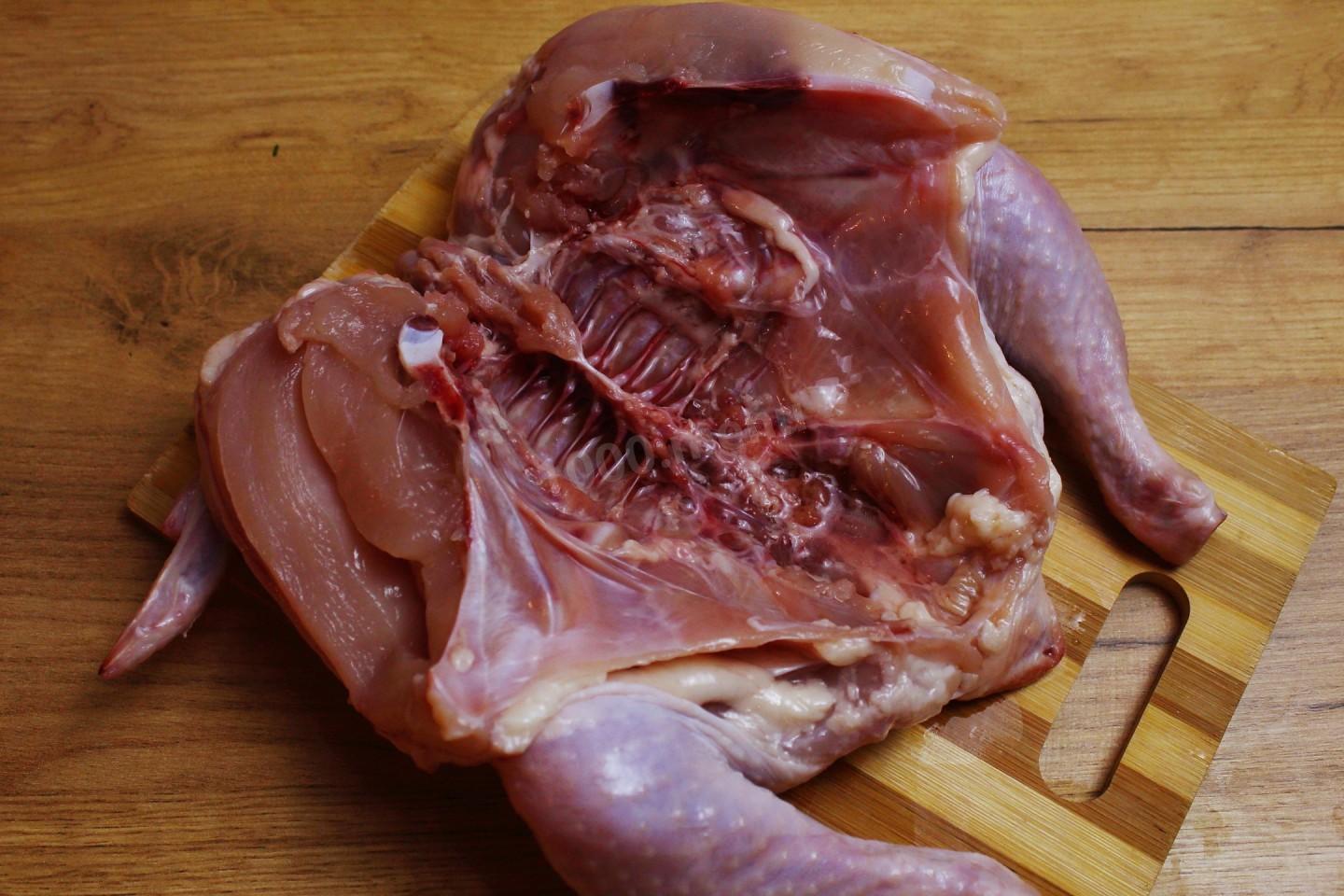Шаг 2 приготовления Чкмерули по грузински курица в сливочно чесночном соусе