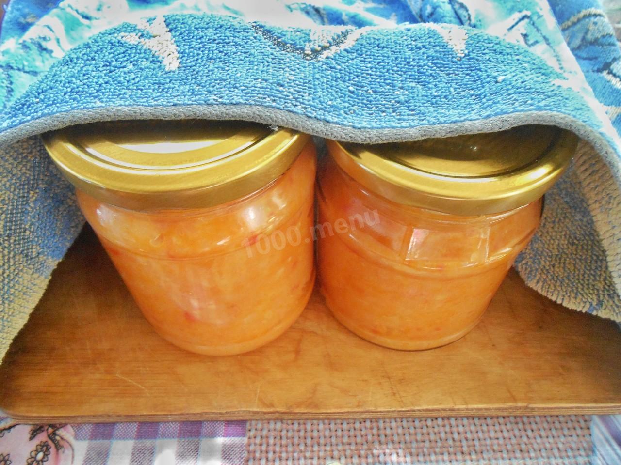 Шаг 13 приготовления Кабачковая икра простая через мясорубку без чеснока